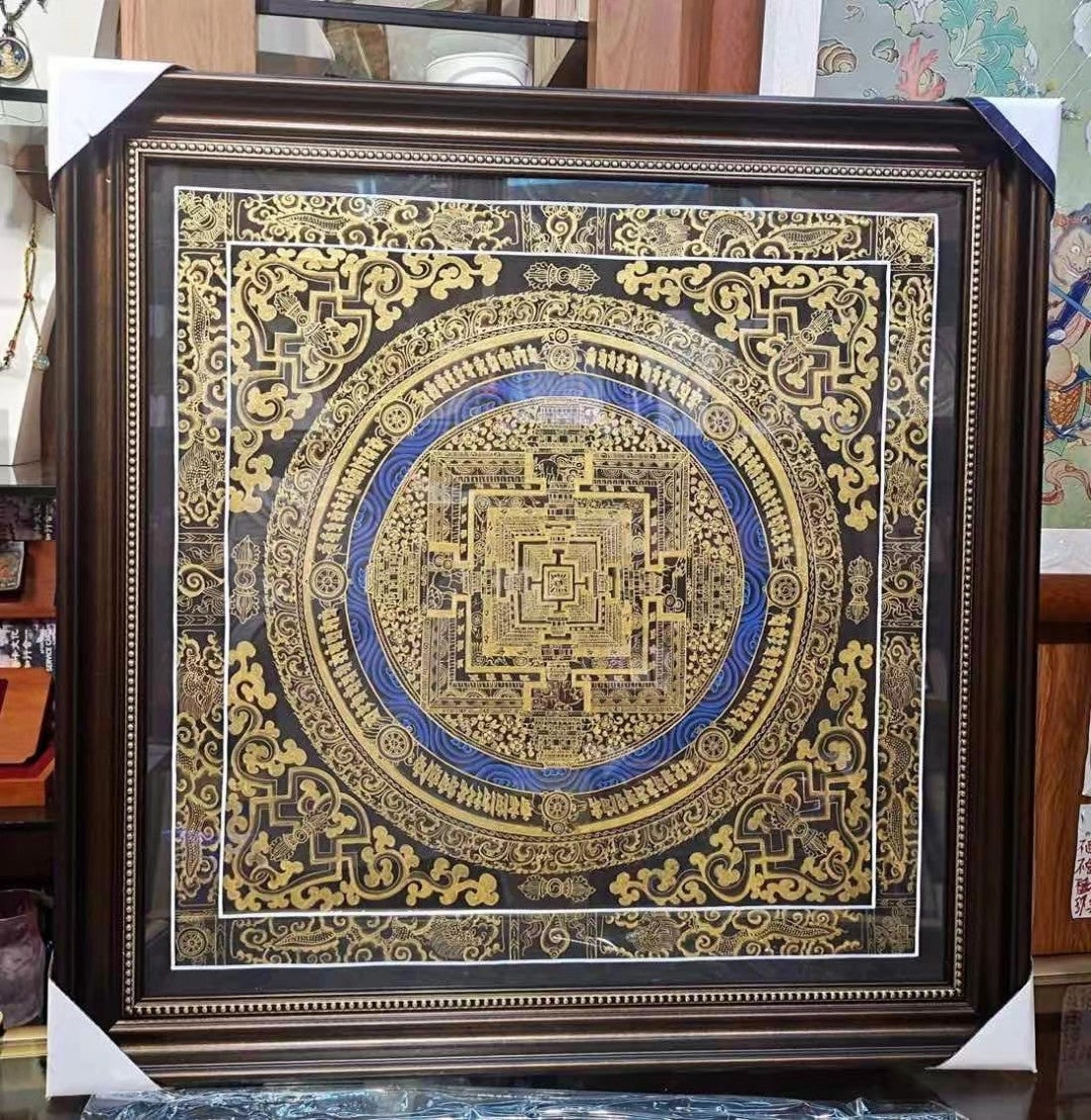 Black Gold Mandala Ensures Peace And Stability At Home #TK074