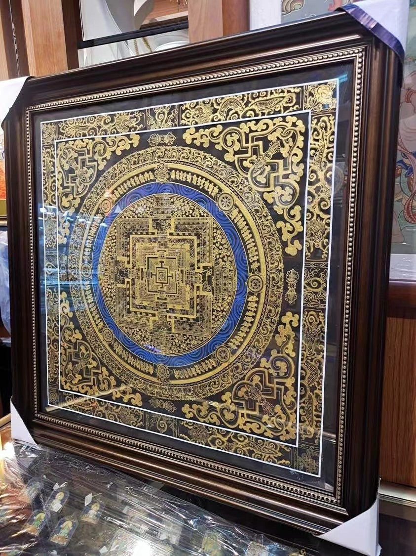 Black Gold Mandala Ensures Peace And Stability At Home #TK074